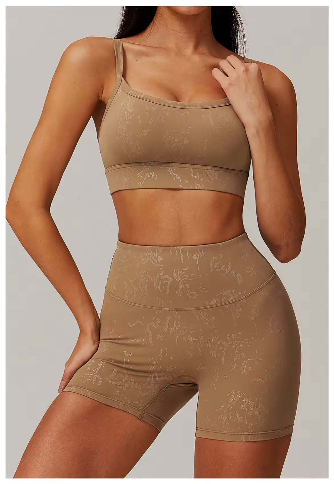 Dajana 2 Pieces Sportswear Printed Yoga Set