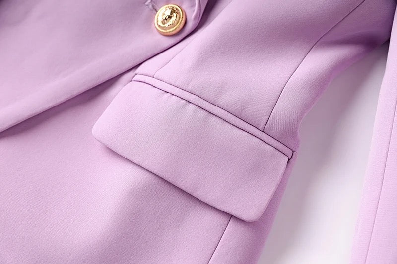 Boss Babe Fresh Lilac 2PCS Blazer Suit