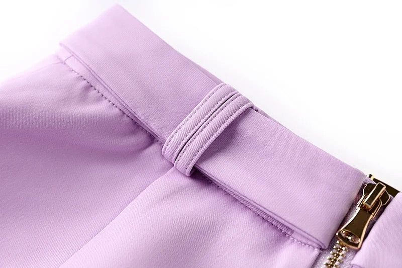 Boss Babe Fresh Lilac 2PCS Blazer Suit