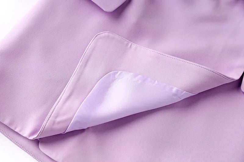 Boss Babe Fresh Lilac 2PCS Blazer Suit