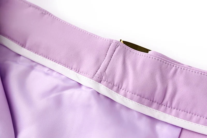 Boss Babe Fresh Lilac 2PCS Blazer Suit