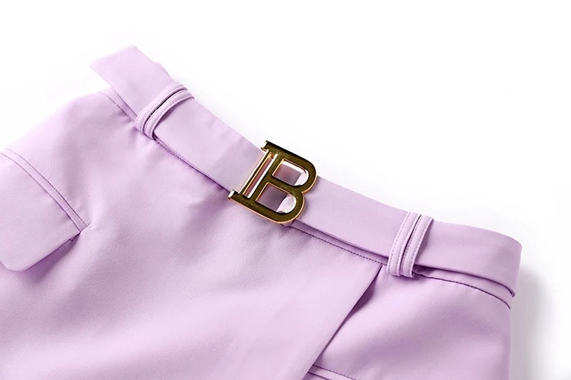 Boss Babe Fresh Lilac 2PCS Blazer Suit