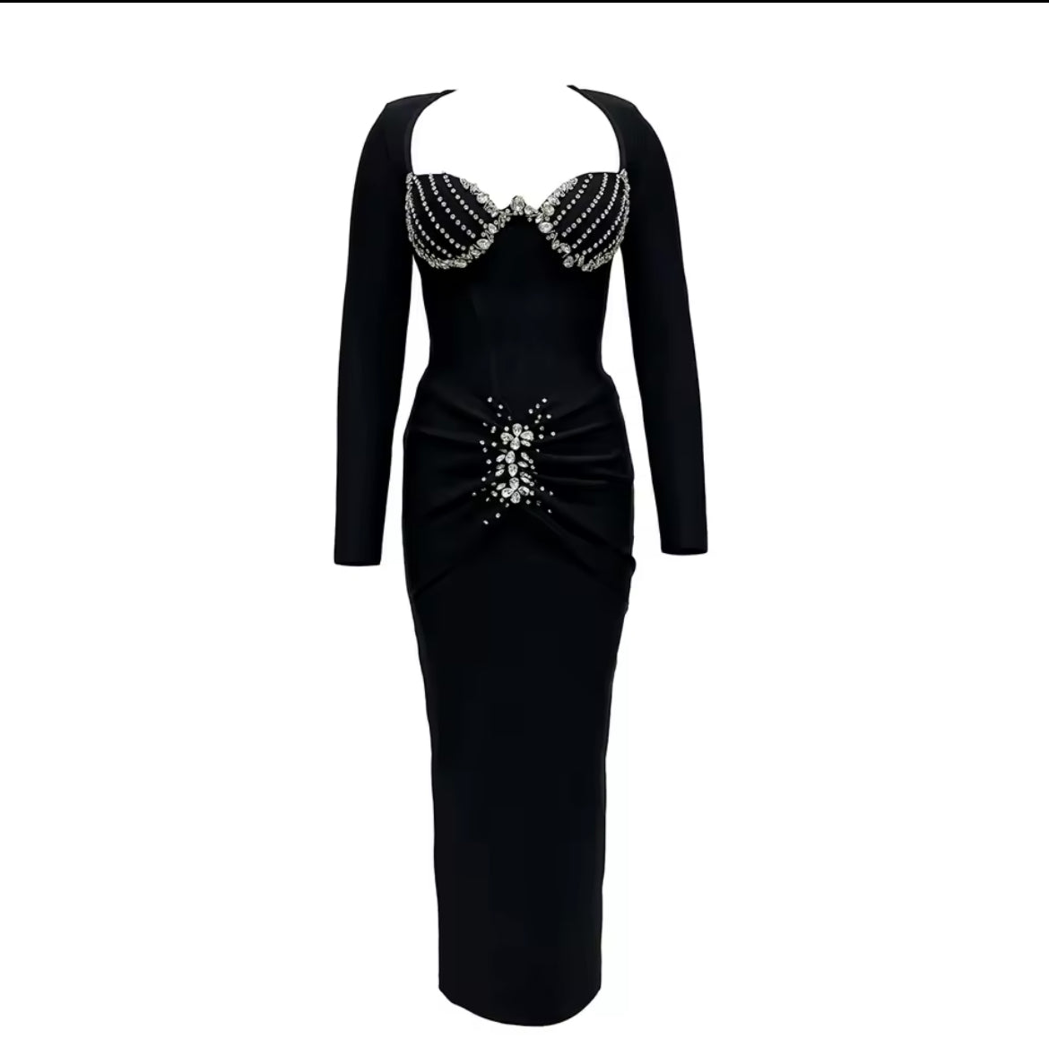 Boss Babe Beading Bandage Dress