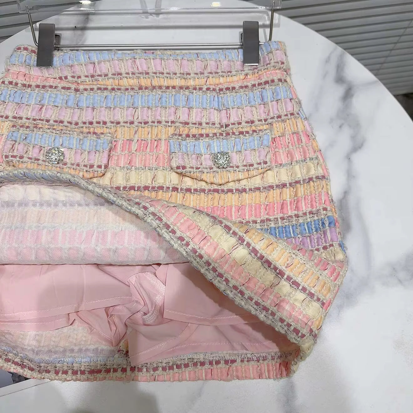 Boss Babe Crop Top Short Skirt Two Piece Set