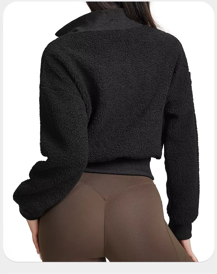 Rizalina Yoga Long Sleeve Gym Fitness Jacket