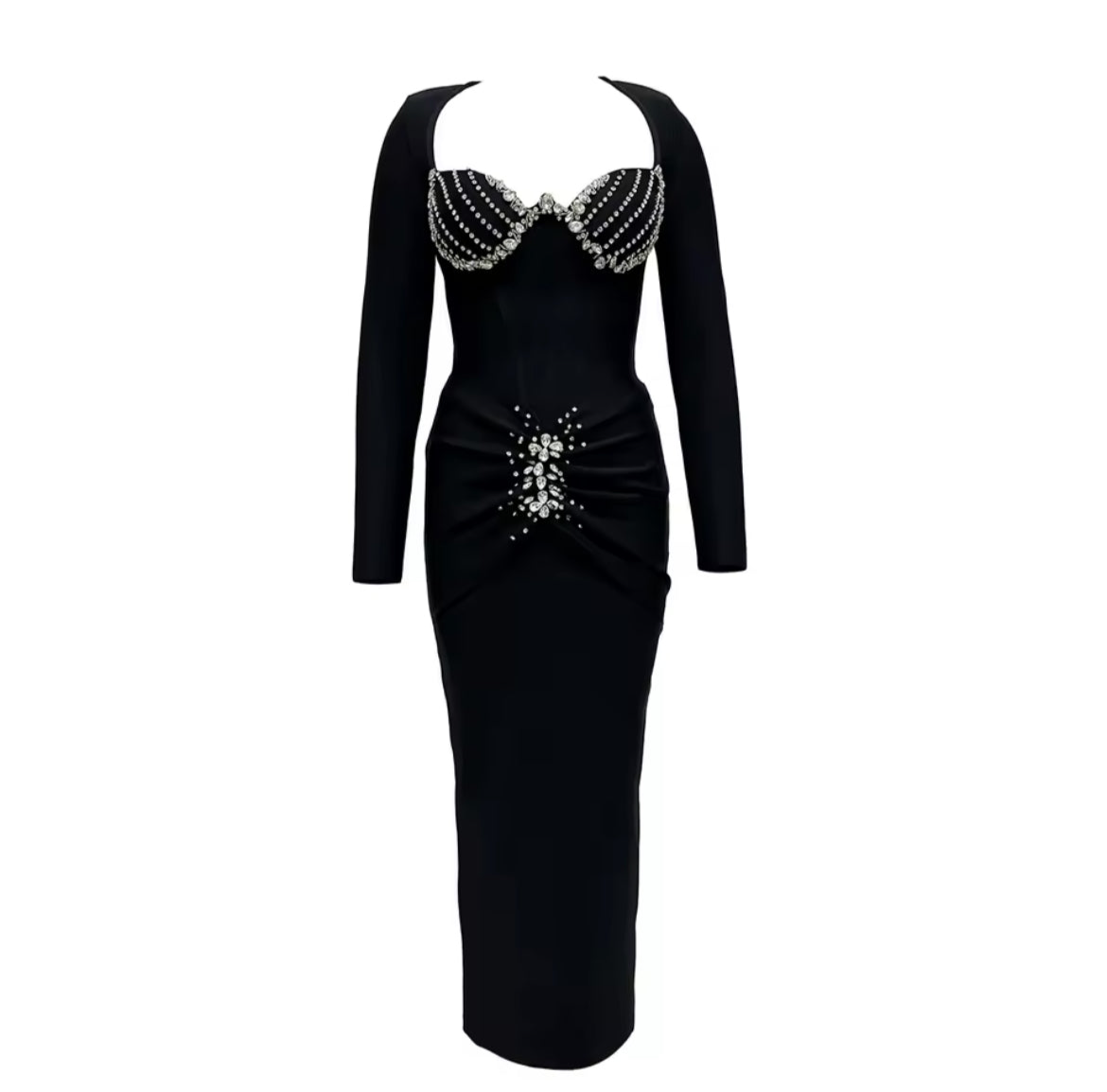 Boss Babe Beading Bandage Dress