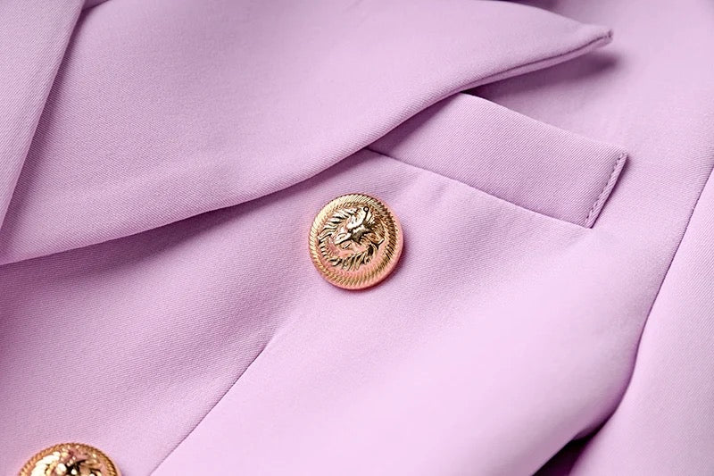 Boss Babe Fresh Lilac 2PCS Blazer Suit