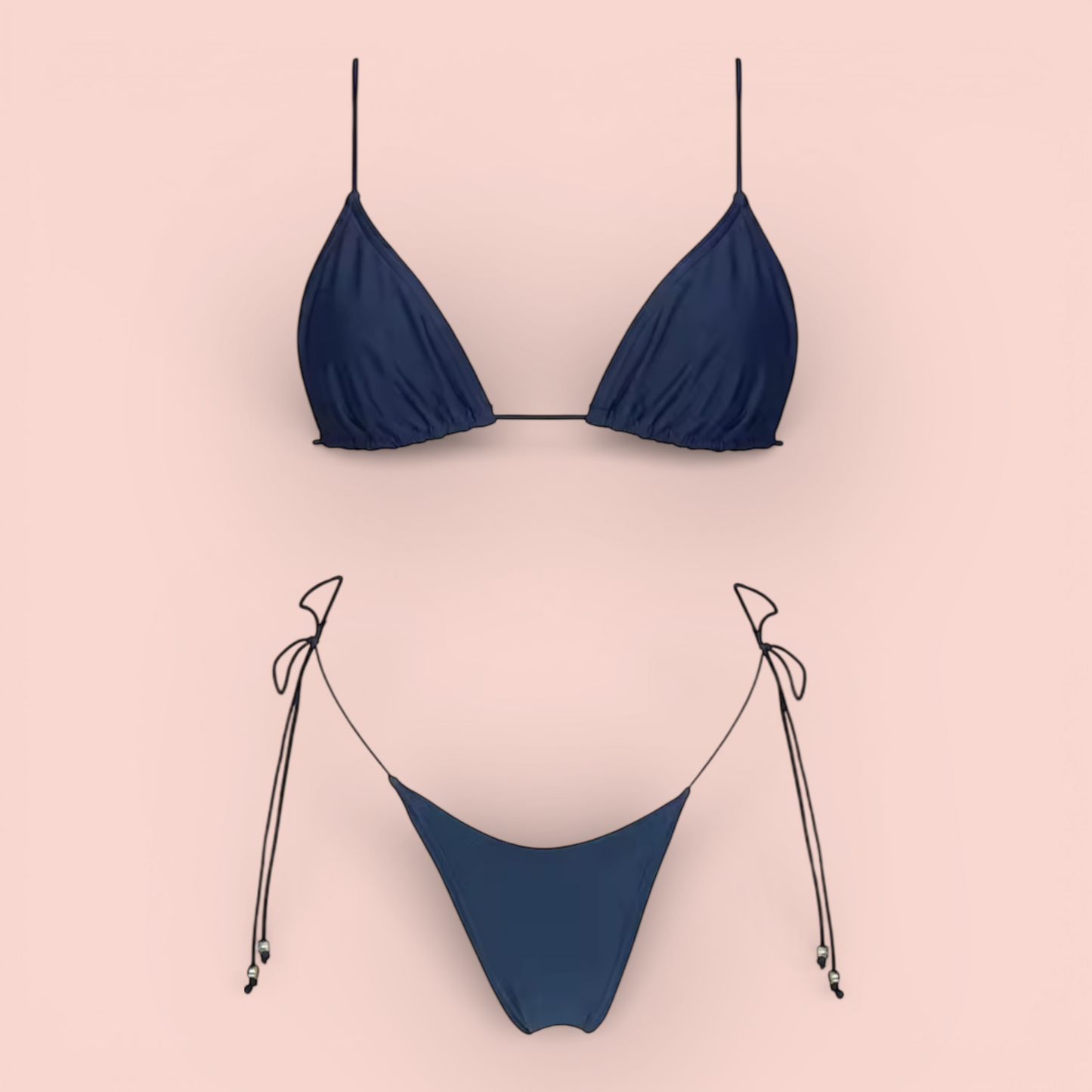 Lya 3-Piece Micro Bikini Set with Sheer Mesh Cover Dress