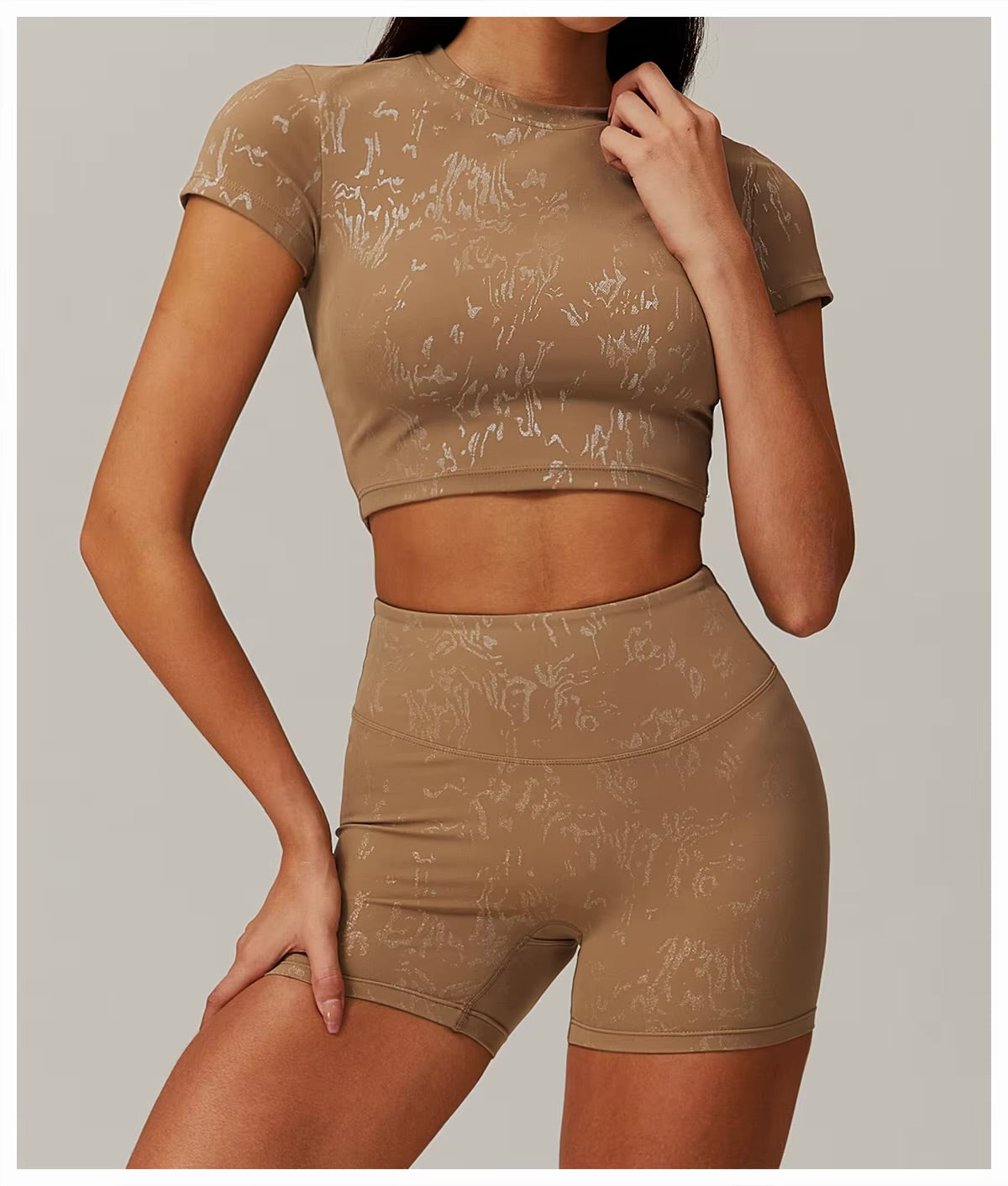 Dajana 2 Pieces Sportswear Printed Sport Set