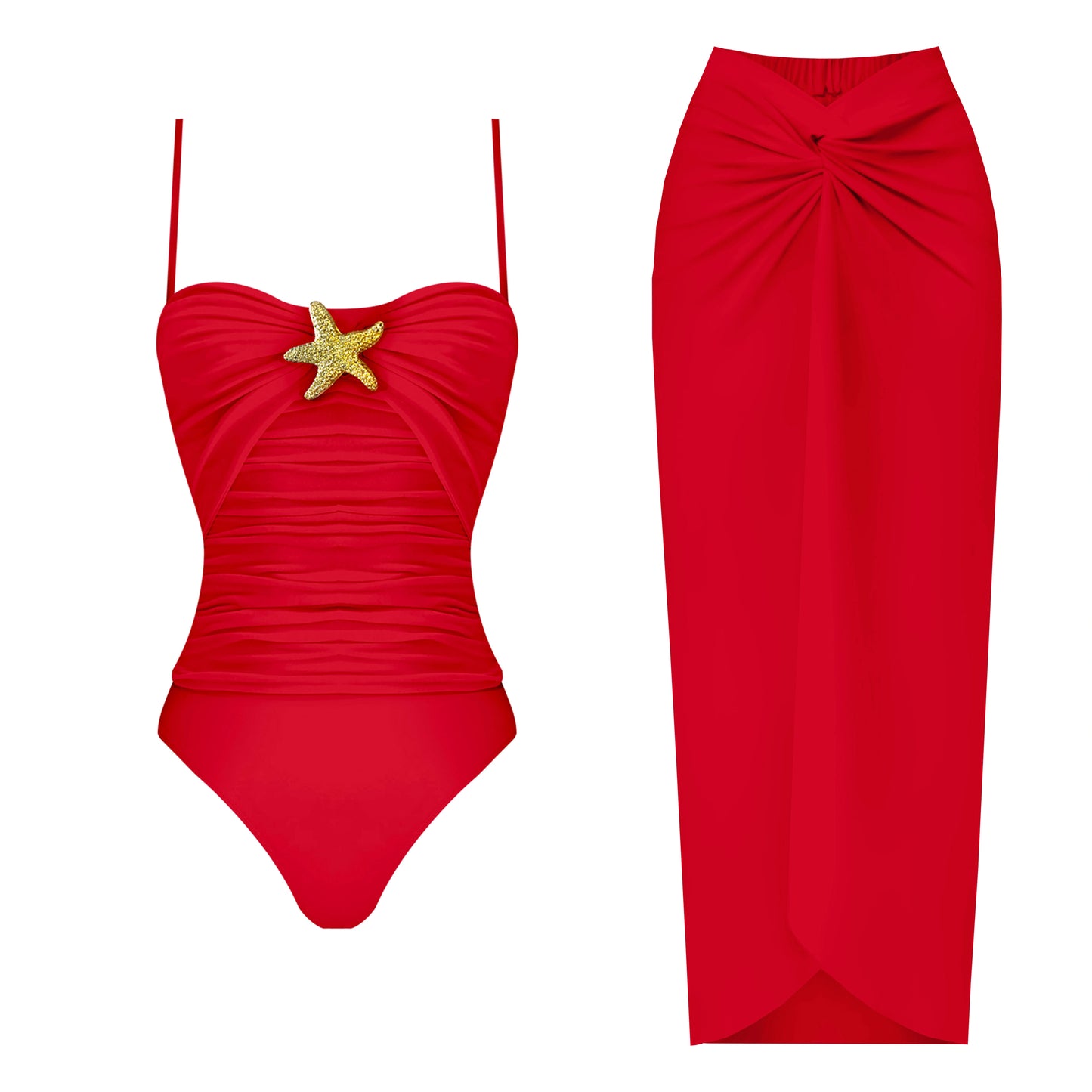 Thais Bathing Suit & Skirt