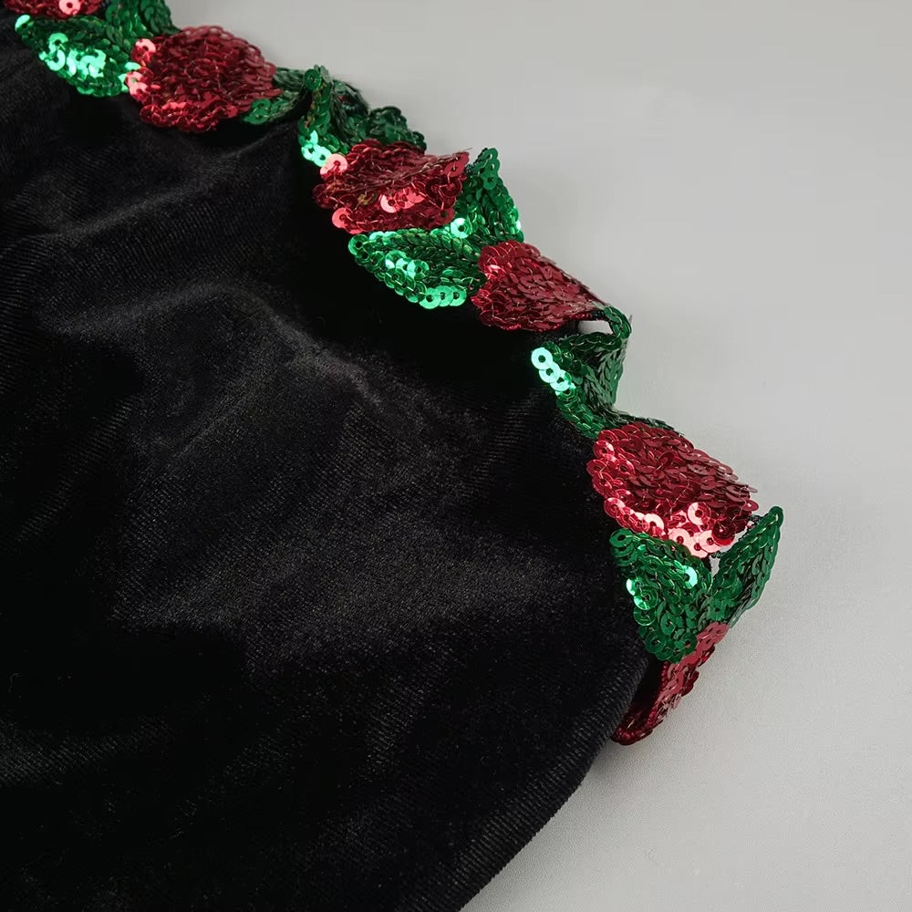 Boss Babe Elegant Velvet Dress