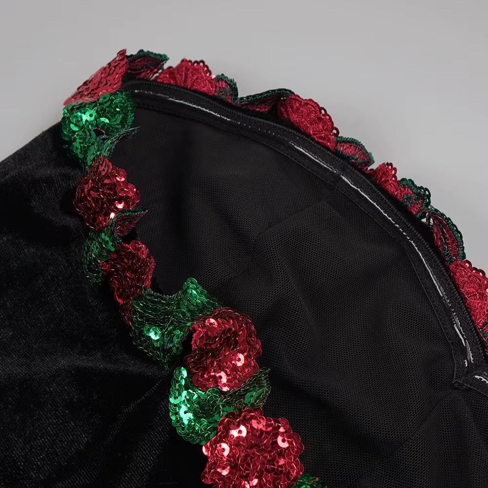 Boss Babe Elegant Velvet Dress