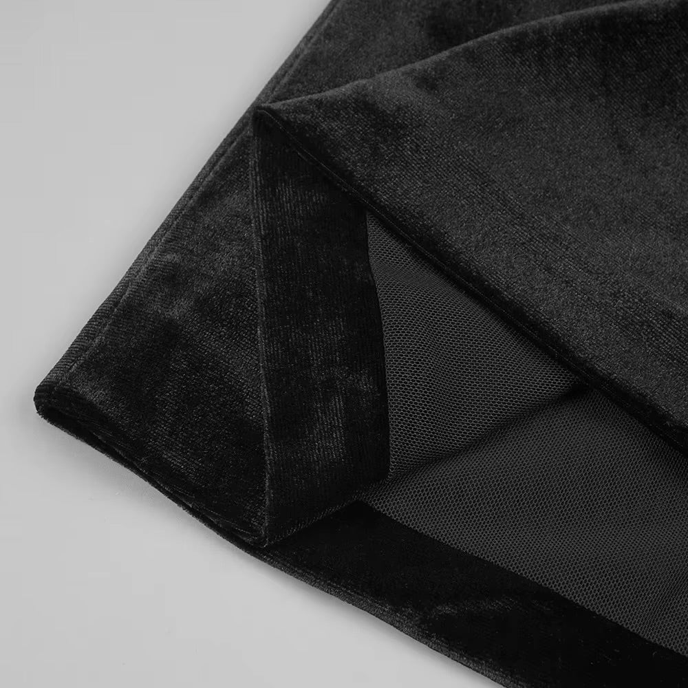 Boss Babe Elegant Velvet Dress