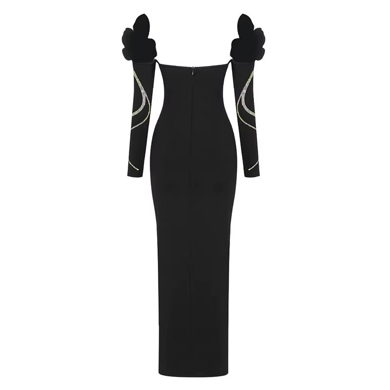Boss Babe Long Sleeve Clothes Evening Long Dress