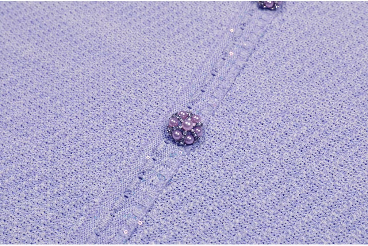 Boss Babe Knitted Crystal Dress