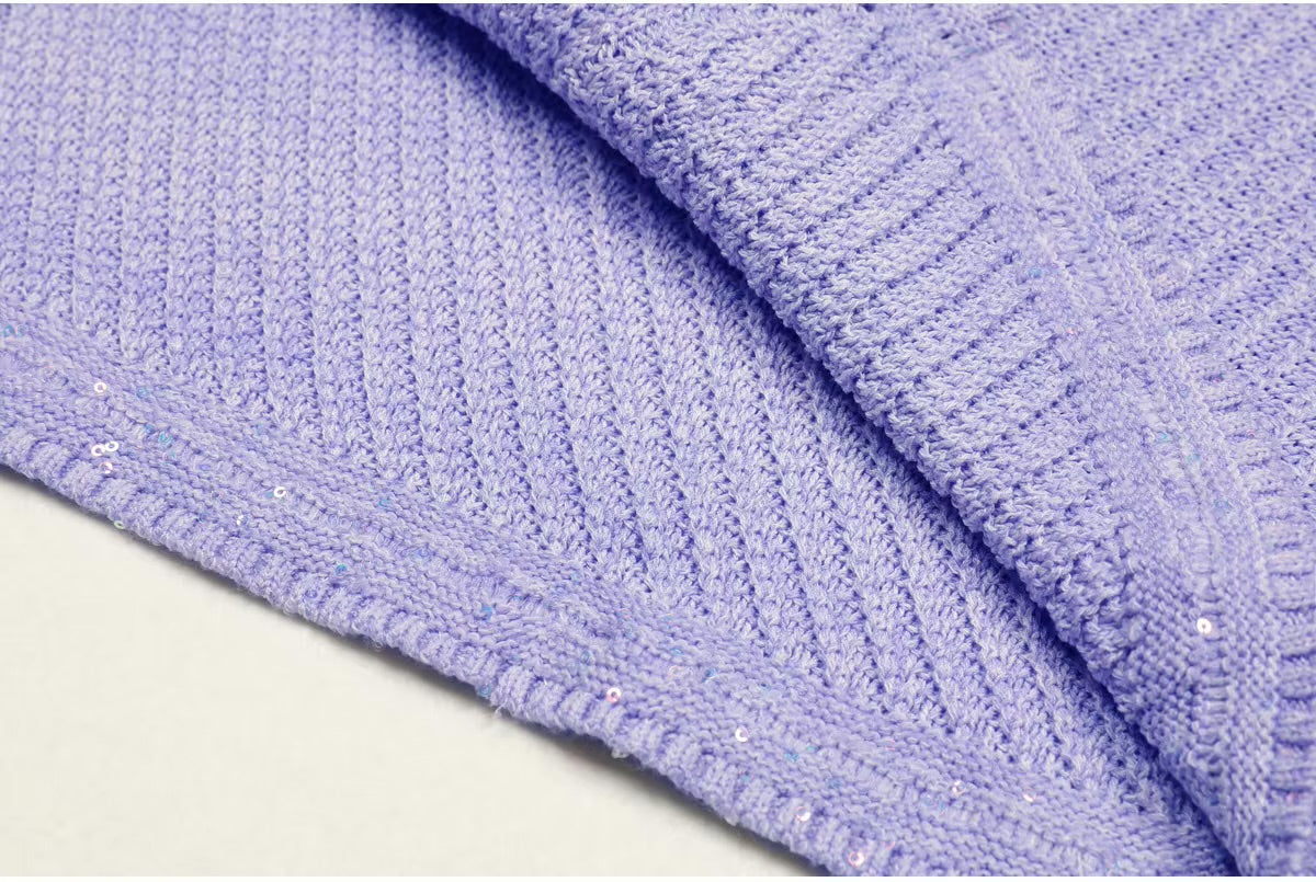 Boss Babe Knitted Crystal Dress