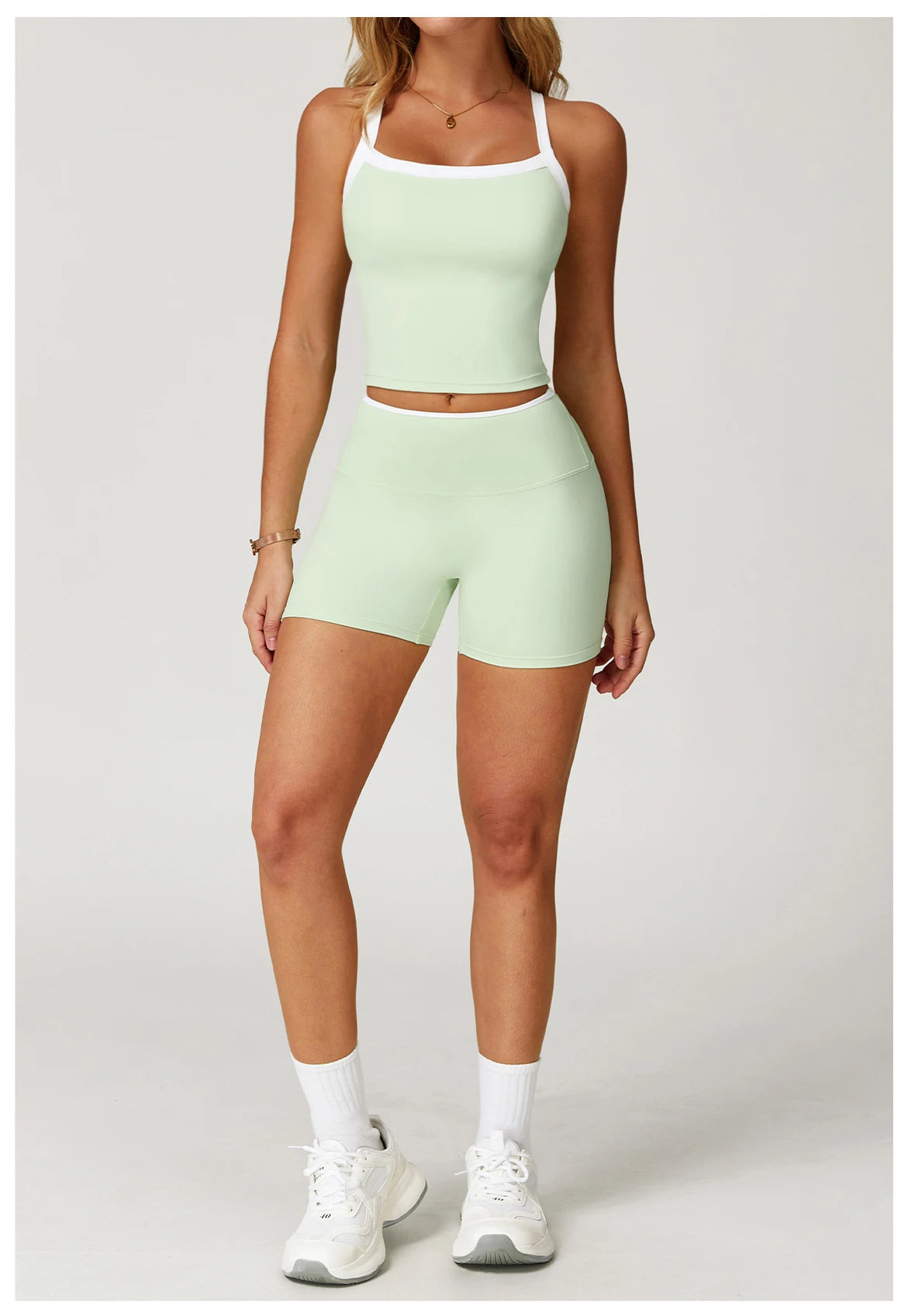 Olivia 2PCS Yoga Set with Sport Shorts