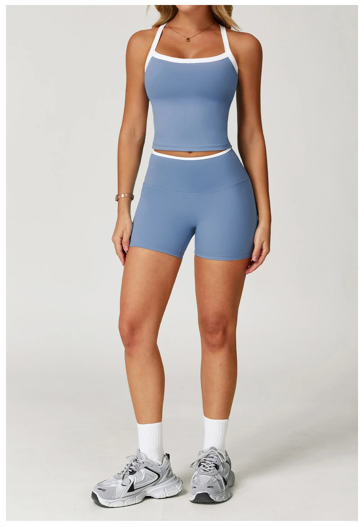 Olivia 2PCS Yoga Set with Sport Shorts