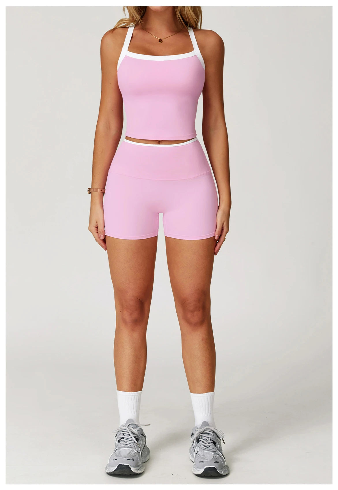 Olivia 2PCS Yoga Set with Sport Shorts