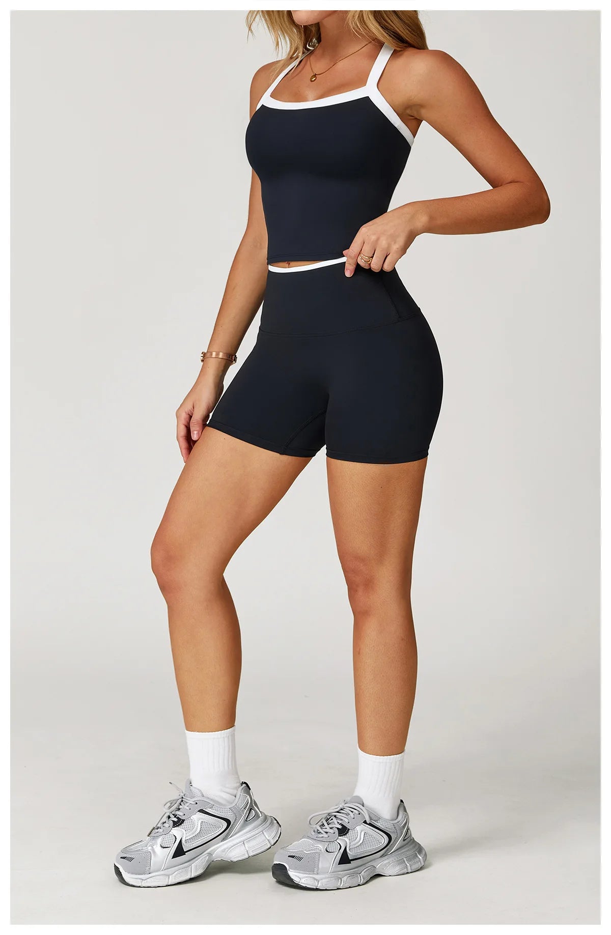 Olivia 2PCS Yoga Set with Sport Shorts