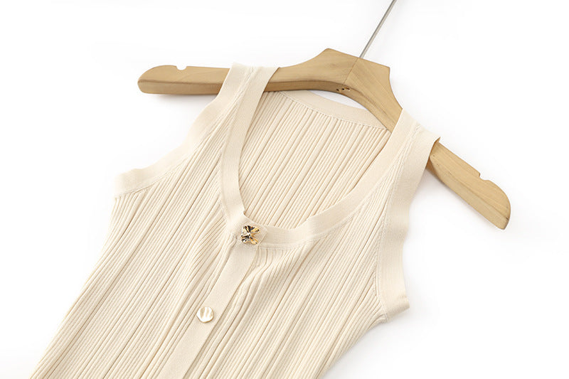 Boss Babe U-neckline Sleeveless Fit And Flare Dress