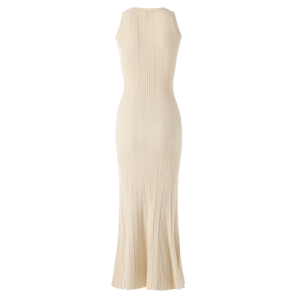 Boss Babe U-neckline Sleeveless Fit And Flare Dress