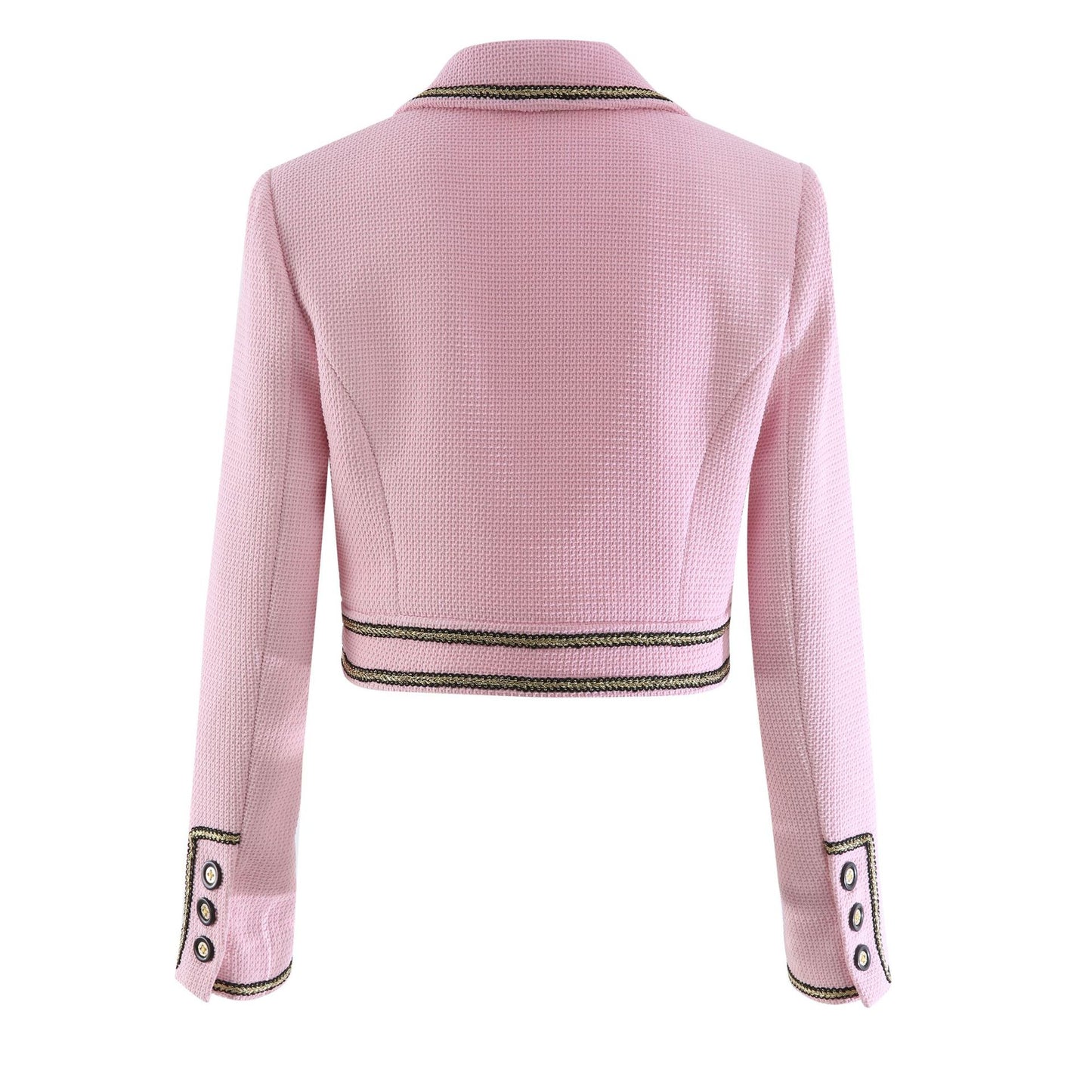 Boss Babe High-end French Vintage All-match Tweed Short Jacket