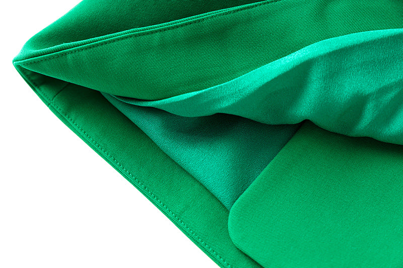 Boss Babe Green Two-Pieces Blazer Suit