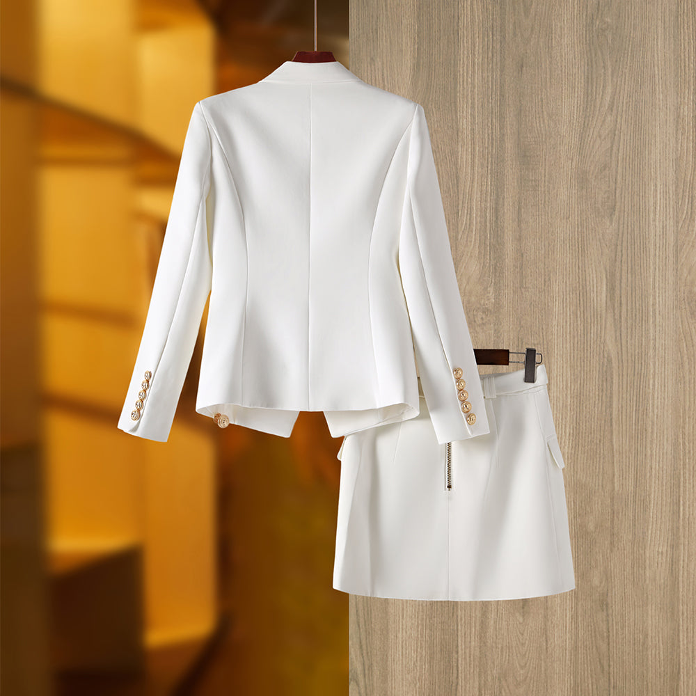 Boss Babe White Blazer Suits