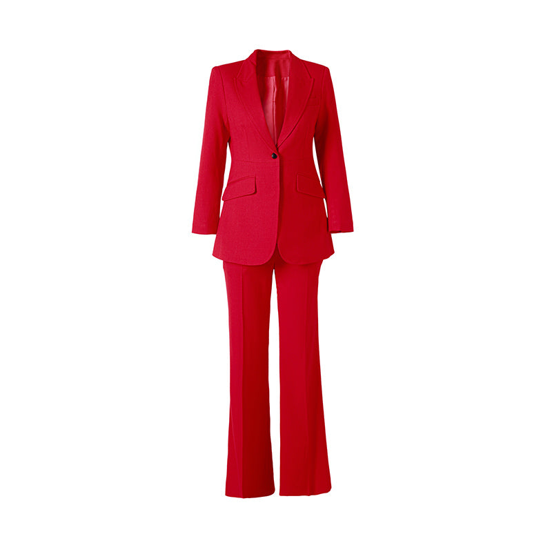 Boss Babe Finework Superior Style New Fall Thick Fabric 2PCS Lady Suit