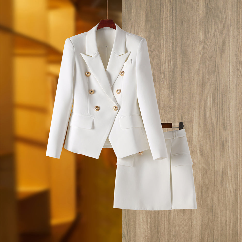 Boss Babe White Blazer Suits