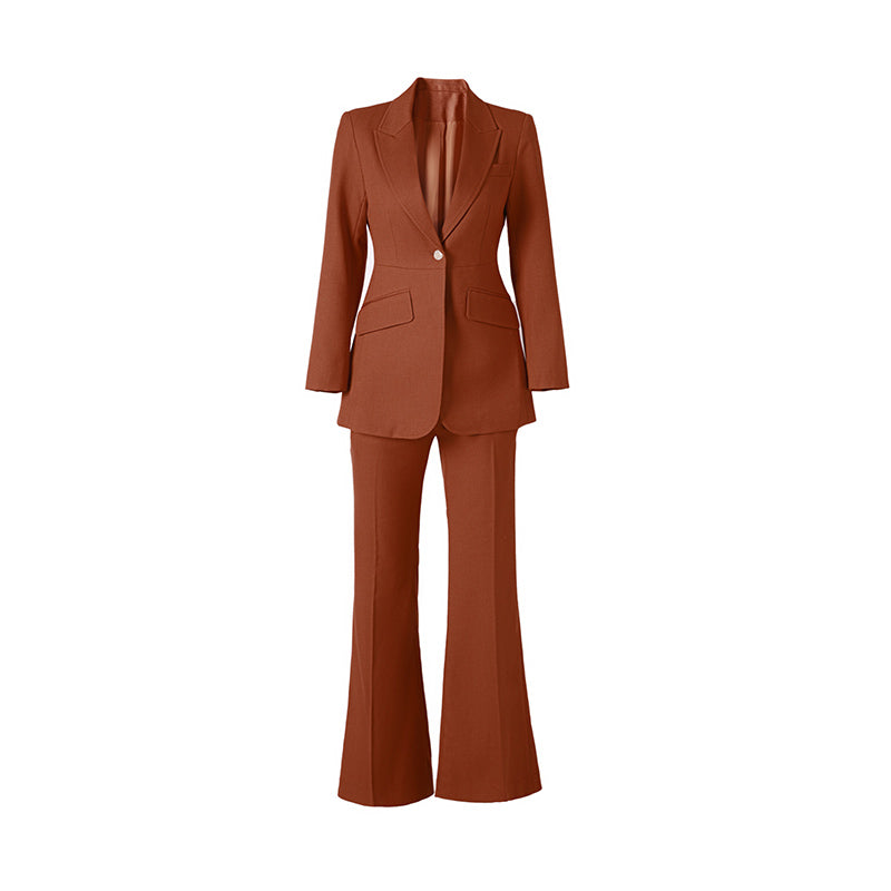 Boss Babe Finework Superior Style New Fall Thick Fabric 2PCS Lady Suit