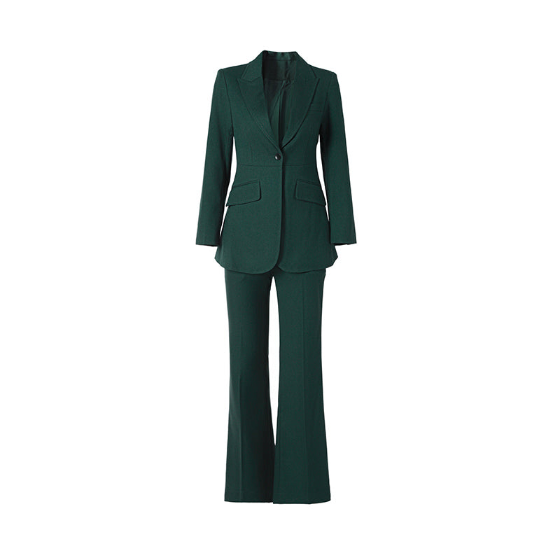 Boss Babe Finework Superior Style New Fall Thick Fabric 2PCS Lady Suit