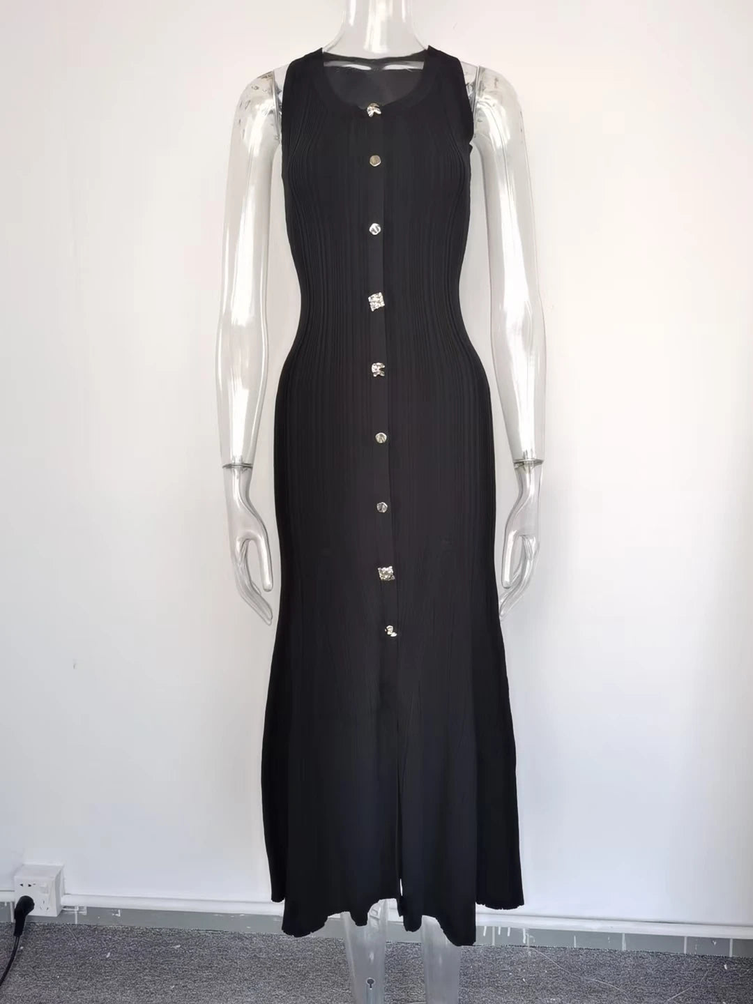 Boss Babe U-neckline Sleeveless Fit And Flare Dress