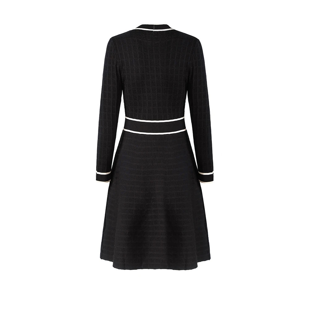 Boss Babe Casual A-line Knitting Dress
