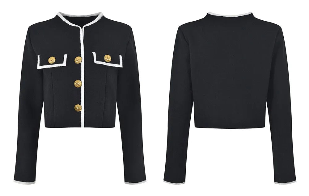 Boss Babe French Style Short Design Blazer