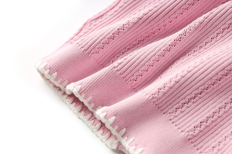 Boss Babe Baby Pink Knitting 2PCS Sets