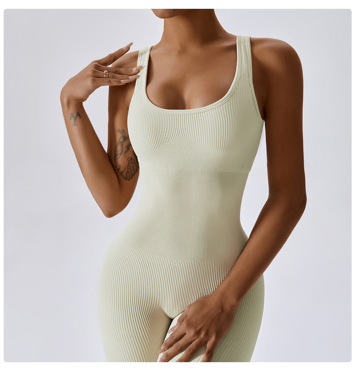 Spring Seamless One-Piece Jumpsuit