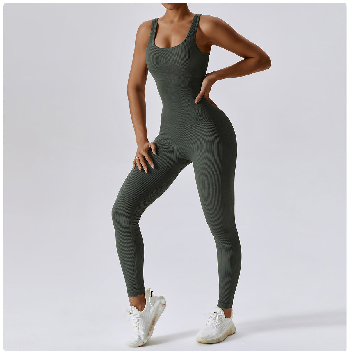Spring Seamless One-Piece Jumpsuit