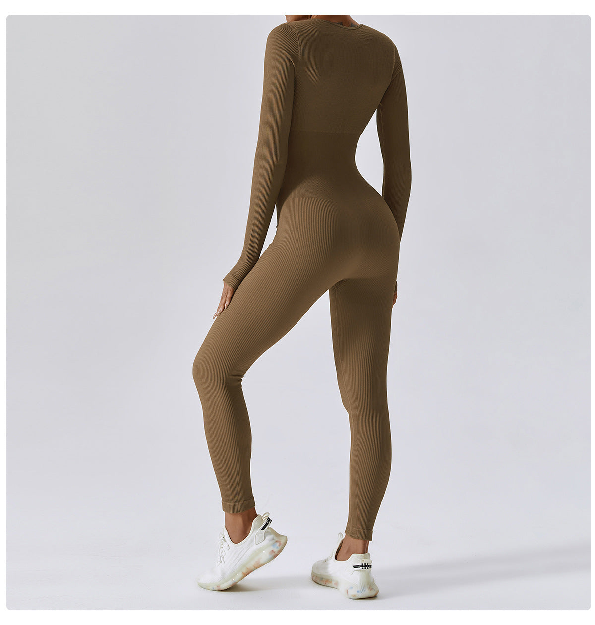 Tight Long Sleeve Yoga Jumpsuit