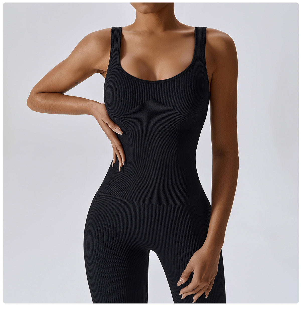 Spring Seamless One-Piece Jumpsuit