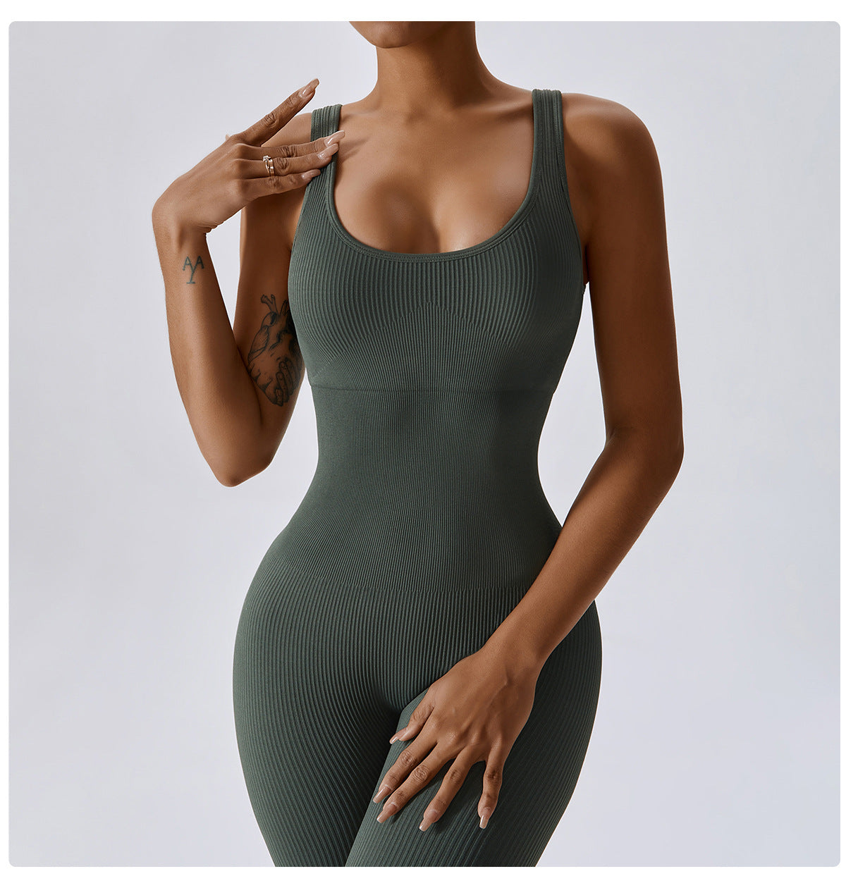 Spring Seamless One-Piece Jumpsuit