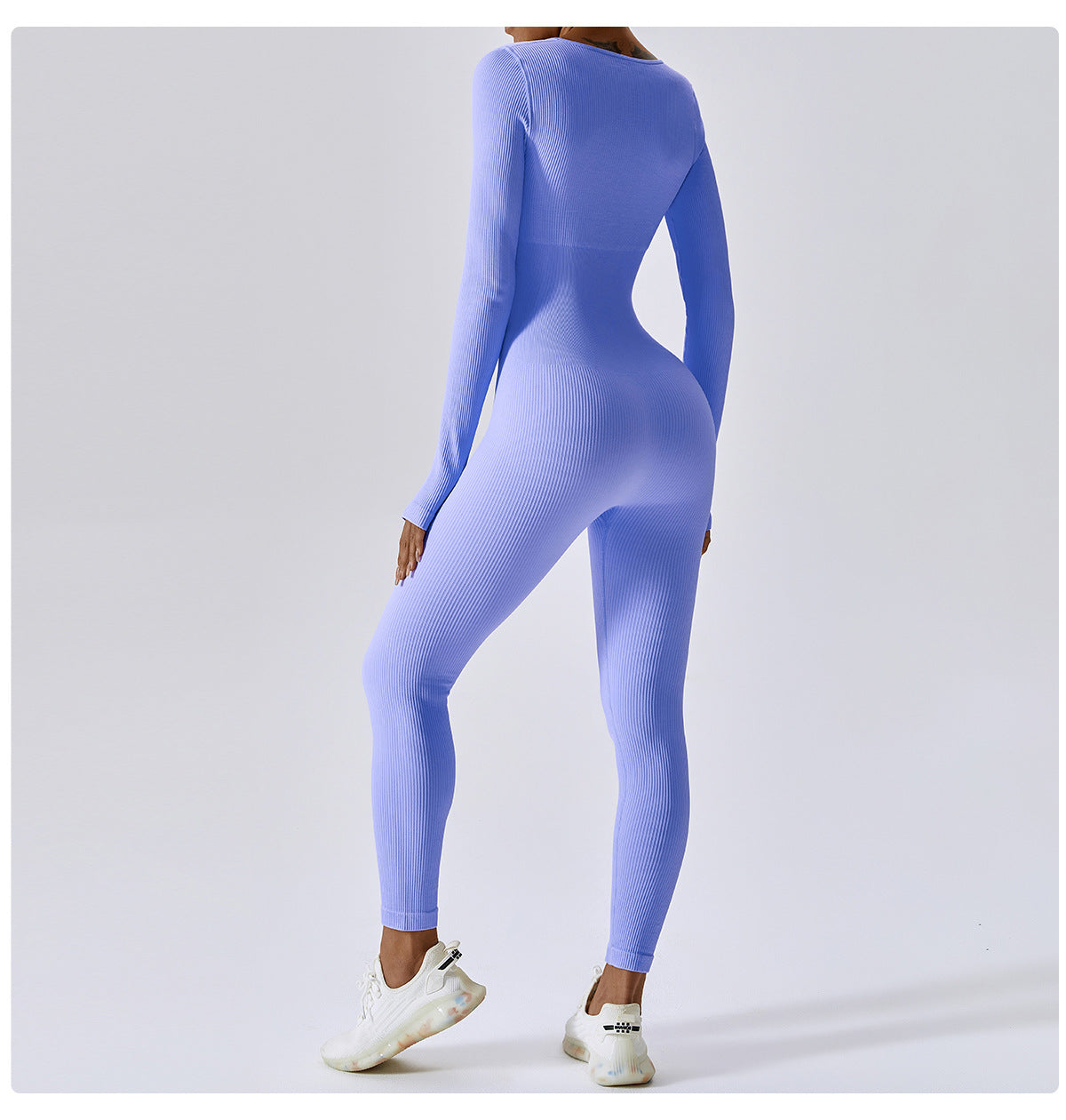 Tight Long Sleeve Yoga Jumpsuit