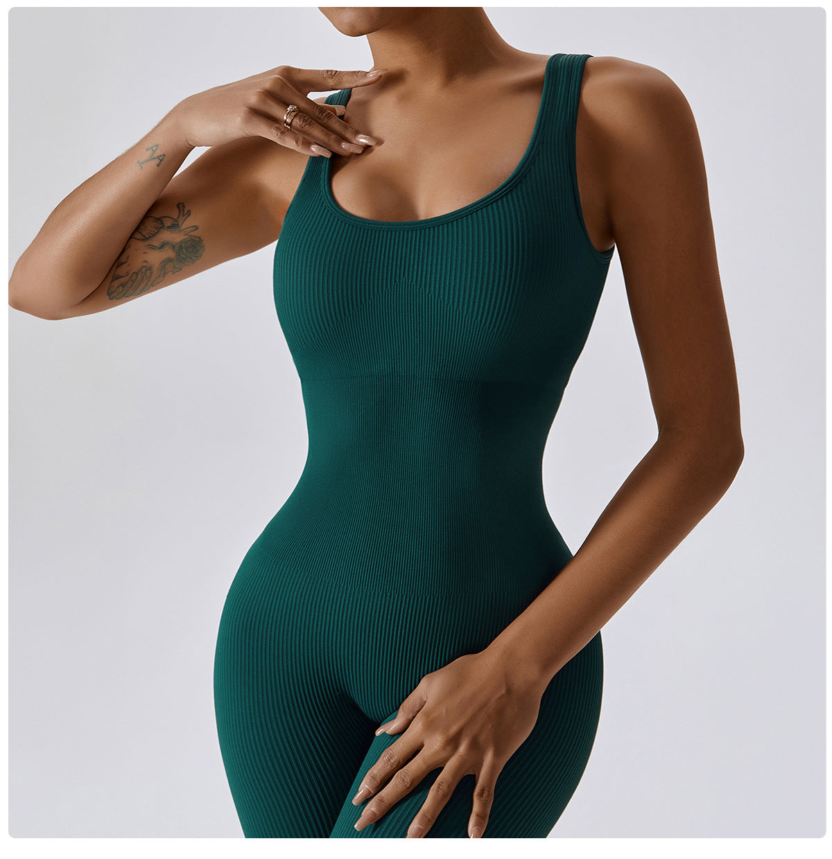 Spring Seamless One-Piece Jumpsuit