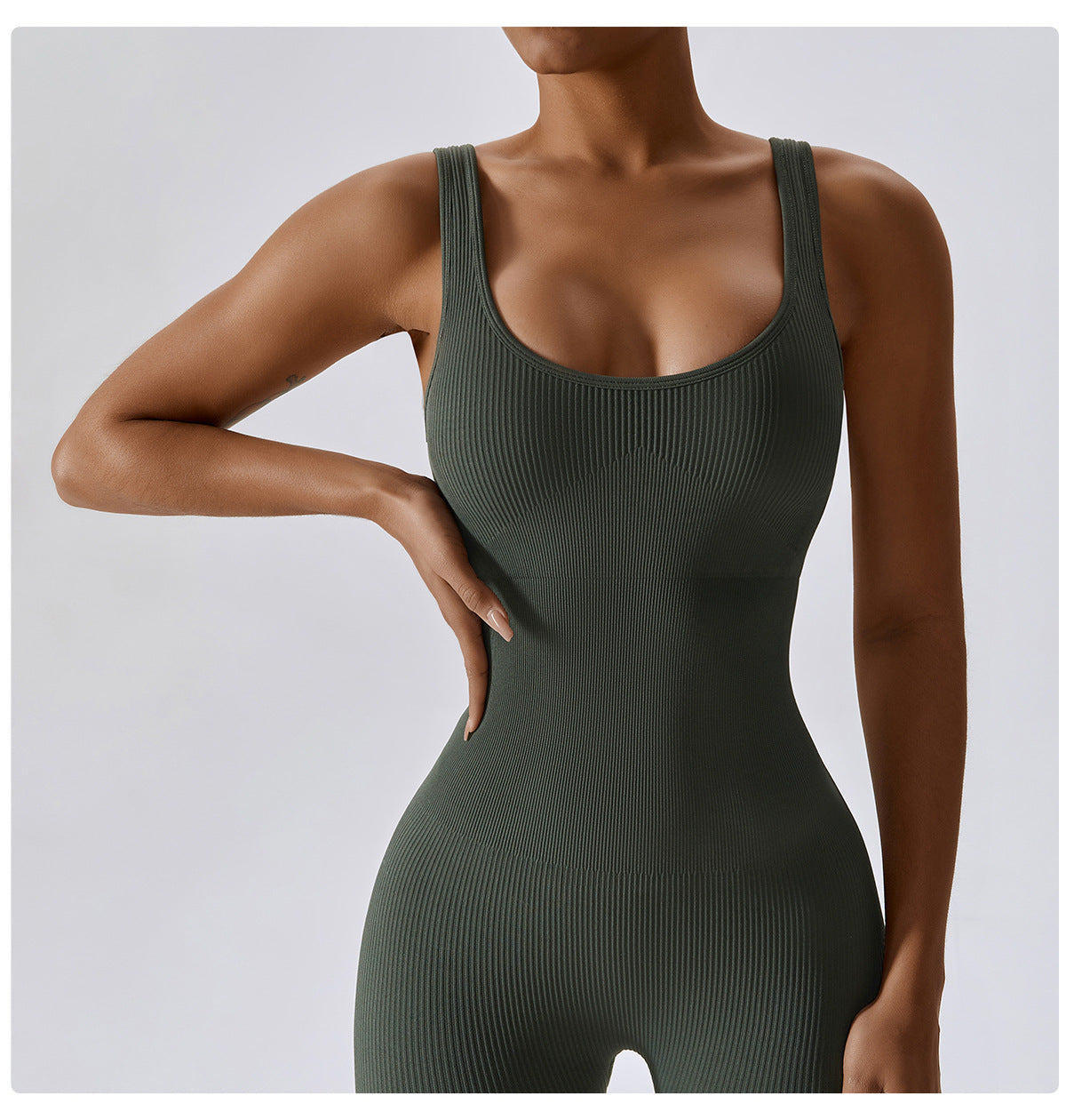 Spring Seamless One-Piece Jumpsuit