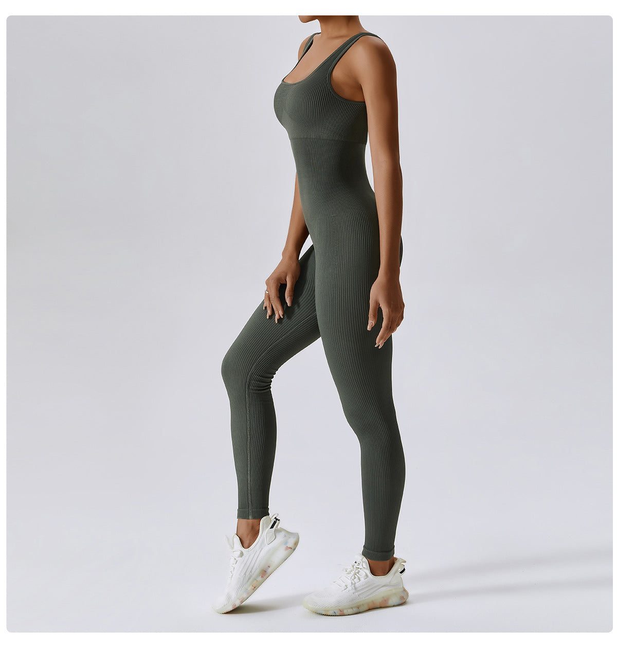 Spring Seamless One-Piece Jumpsuit