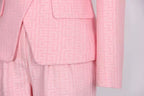 Boss Babe Pink Double-Breasted Blazer & Trousers Set