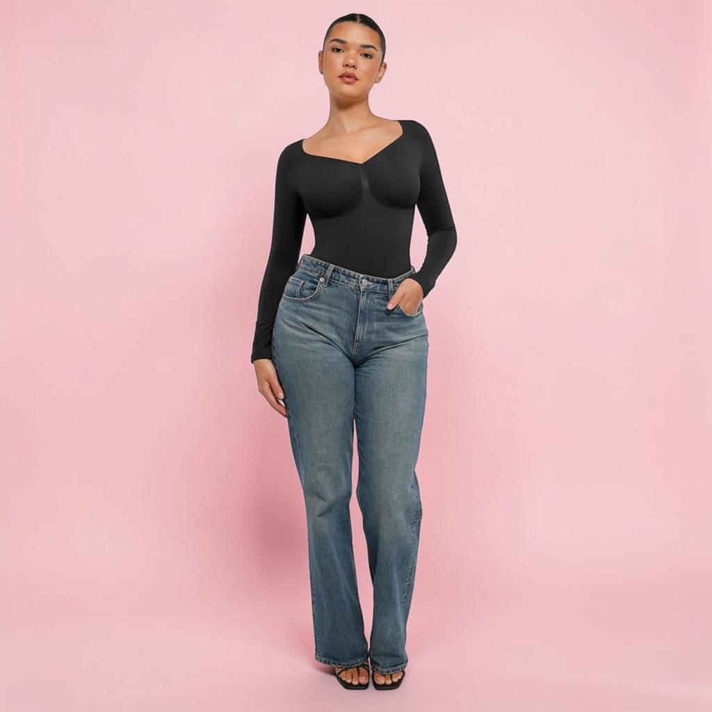 Long Sleeve Shapewear Bodysuit