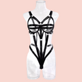 Lingerie Jennifer – Bandage Cut-Out Bodysuit – One-Piece Statement Lingerie for Women Elevate your lingerie collection with this contemporary