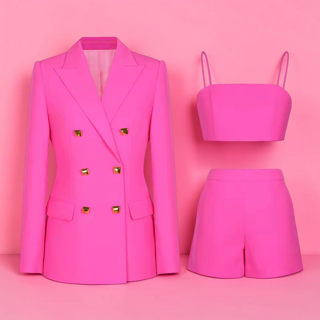 Boss Babe 3-Piece Blazer Set Beautylicious you